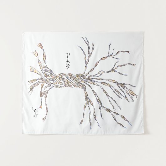 Tree of Life Wandteppich (Vorderseite (Horizontal))