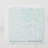Tree of Life/Wedding Anniversary Invites (TBA) Einladung (Vorne/Hinten)