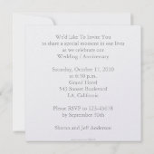 Tree of Life/Wedding Anniversary Invites (TBA) Einladung (Rückseite)