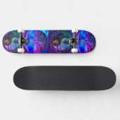 Tree of Life with Yin Yangs Skateboard (Horizontal)