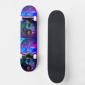 Tree of Life with Yin Yangs Skateboard (Vorderseite)