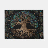 Tree of life - Yggdrasil Golden and Marble ornamen Fußmatte (Vorderseite)