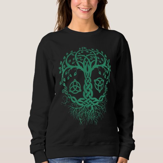 Tree Of Life Yggdrasil Viking Celtic Norse Myths Sweatshirt (Vorderseite)
