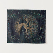 Tree of Life - Yggdrasil Wandteppich (Vorderseite (Horizontal))