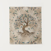 Tree of Life - Yggdrasil Wandteppich (Vorderseite)