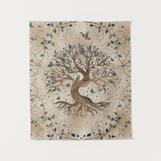 Tree of Life - Yggdrasil Wandteppich (Vorderseite)