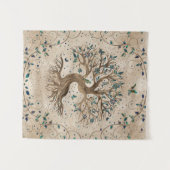 Tree of Life - Yggdrasil Wandteppich (Vorderseite (Horizontal))