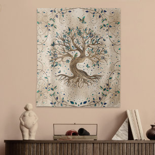 Tree of Life - Yggdrasil Wandteppich