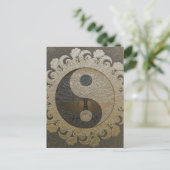 Tree of Life Yin Yang von Amelia Carrie Postkarte (Stehend Vorderseite)