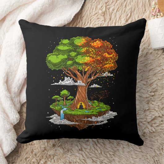 Tree Of Life Zen Meditation Kissen (Decke)