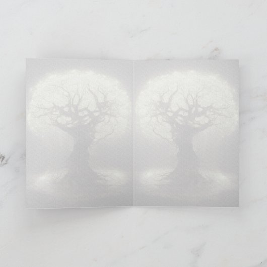 Tree of Light Serenity Gruß/Note Card Karte (Innenseite)