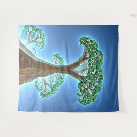 Tree of Light Tapestry Wandteppich (Vorderseite (Horizontal))