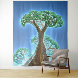 Tree of Light Tapestry Wandteppich