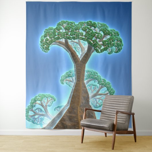 Tree of Light Tapestry Wandteppich (Beispiel)