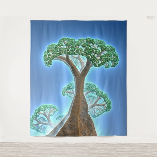 Tree of Light Tapestry Wandteppich (Vorderseite)