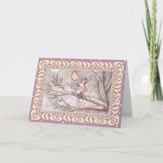 Tree of Stars Fairy Blank Card von Molly Harrison Karte (Vorderseite)