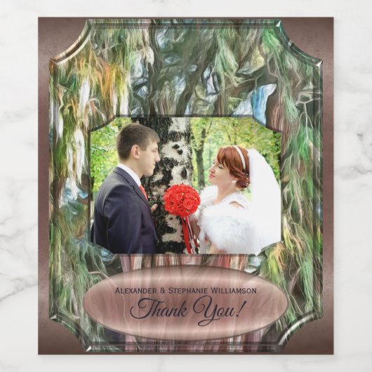 Tree of Tule Danke OAX1 Weinetikett (Einzelnes Label)