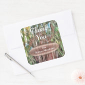 Tree of Tule Danke Oaxaca OAX1 Quadratischer Aufkleber (Umschlag)