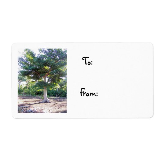 Tree of Wisdom-Weihnachtslabel (Vorne)