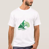 Tree on Mountain Nature Growth Minimalist T-Shirt (Vorderseite)