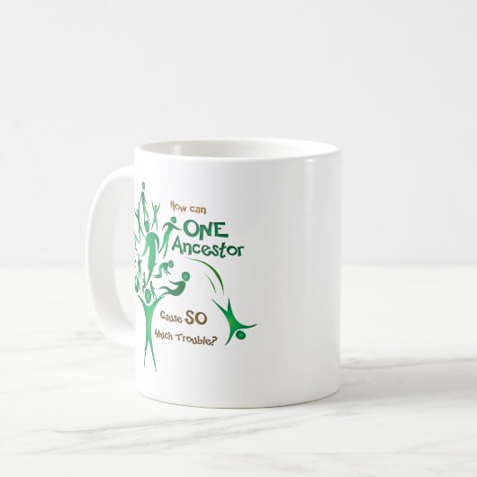 Tree One Ancestor Kaffeetasse (Vorderseite Links)