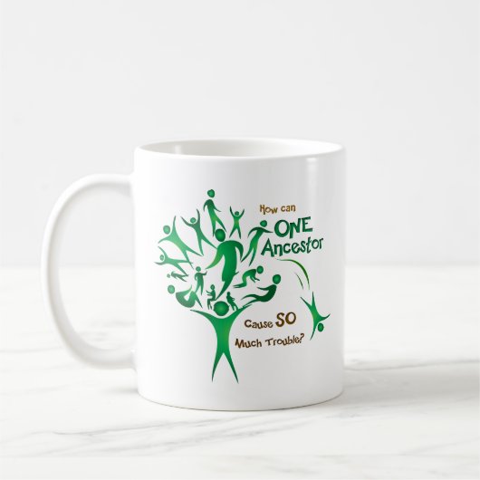 Tree One Ancestor Kaffeetasse (Links)