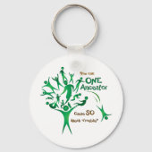 Tree One Ancestor Schlüsselanhänger (Vorderseite)