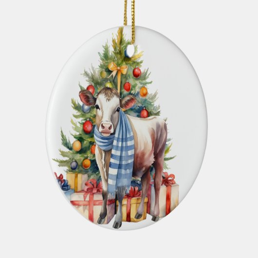 Tree Ornament mit Kalbsverzierung (Rechts)