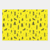 Tree Pattern Weihnachtswrapping Papers Geschenkpapier Set (Vorderseite 2)