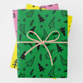 Tree Pattern Weihnachtswrapping Papers Geschenkpapier Set (Beispiel)