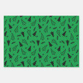 Tree Pattern Weihnachtswrapping Papers Geschenkpapier Set (Vorderseite)