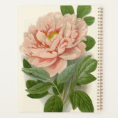 Tree Peony - Elegantes Vintages botanisches Design Planer (Rückseite)
