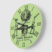 Tree Personalisierte Wiedersehen-Wall-Uhr Große Wanduhr (Winkel)