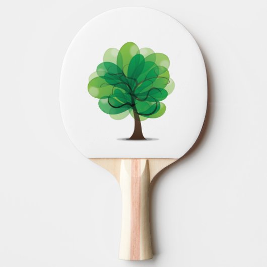 Tree Ping Pong Paddle Tischtennis Schläger (Vorderseite)