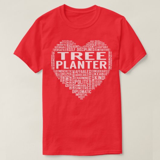 Tree Planter Heart T-Shirt (Design vorne)
