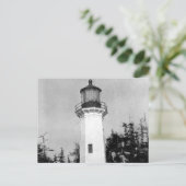 Tree Point Lighthouse Postkarte (Stehend Vorderseite)