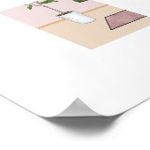 Tree Pose Yoga Vrikshasana Balance Yogi Frau Poster (Ecke)