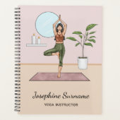 Tree Pose Yoga Vrikshasana Lehrer und Individuelle Planer (Vorderseite)