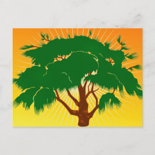 Tree Postcard Postkarte