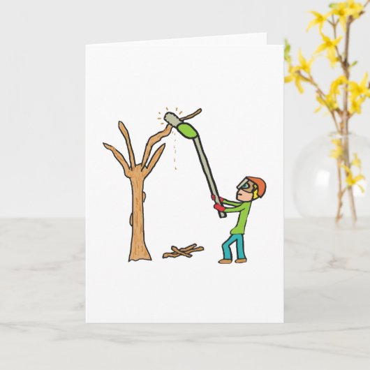 Tree Pruning Karte (Gelbe Blume)
