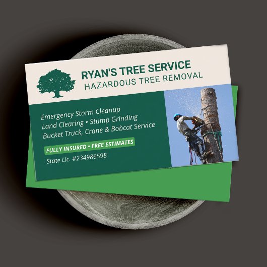 Tree-Removal-Service-Foto Business Card Visitenkarte