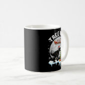 Tree Rex Christmas Dinosaur T-rex Xmas Pajama Men Kaffeetasse (VorderseiteRechts)