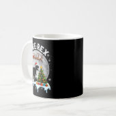Tree Rex Christmas Dinosaur T-rex Xmas Pajama Men Kaffeetasse (Vorderseite Links)