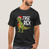 Tree Rex Christmas Dinosaur Tree T Rex Christmas B T-Shirt (Vorderseite)