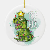 Tree Rex Dinosaur Keramik Ornament (Hinten)