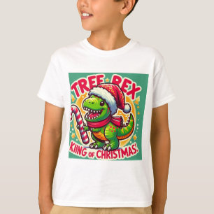 Tree Rex - Funny Christmas T-Rex T - Shirt