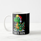 Tree Rex Funny Xmas T Rex Christmas Dinosaur Boys  Kaffeetasse (Links)