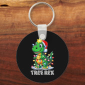 Tree Rex Funny Xmas T Rex Christmas Dinosaur Boys  Schlüsselanhänger (Vorderseite)