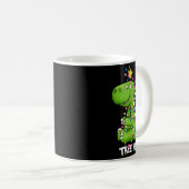Tree Rex Funny Xmas Trex Boys Toddler Christmas Di Kaffeetasse (VorderseiteRechts)