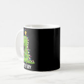 Tree Rex Funny Xmas Trex Boys Toddler Christmas Di Kaffeetasse (Vorderseite Links)